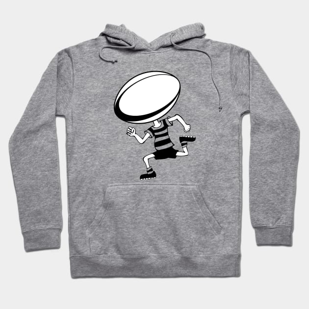 Rugby Girl Hoodie by atomguy